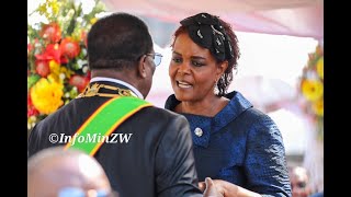 #WatchNow: Grace Mugabe and Joice Mujuru submit and congratulate President Mnangagwa