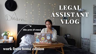 Work From Home With Me As a Legal Assistant (aesthetic & calming)