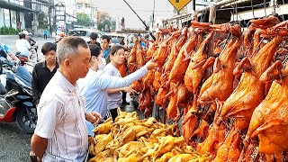 Not Less Than 2000 Ducks! Roasted Duck, Chicken & Pig  Scenes Selling in Chinese New Year Day