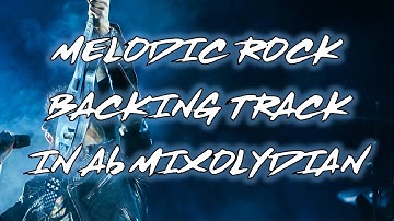 Melodic Rock Jam Track in Ab Mixolydian