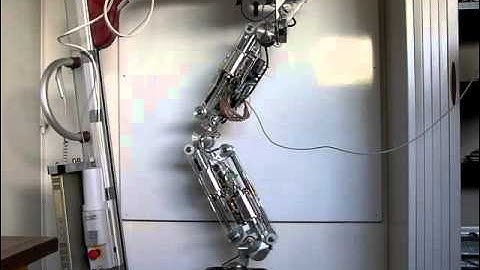 Sherpa biped robot : Trajectory velocities test on one leg