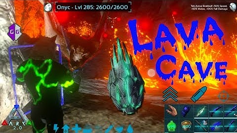 Speed run Lava cave | ARK mobile