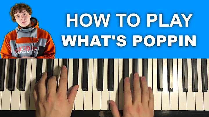 Whats Poppin Piano version - Piano performance video thumbnail