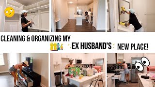 CLEANING &amp; ORGANIZING MY EX HUSBANDS NEW PLACE !! // Jessica Tull cleaning