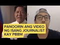 INTERVIEW KAY PANGULONG FERDINAND MARCOS, ANU MASASABI NYO?
