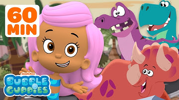 60 MINUTES of Dinosaurs! 🦖 | Bubble Guppies | Nick Jr.