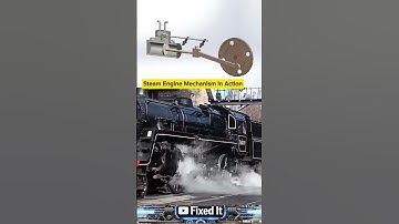Steam engine working animation | Classic mechanical power in action explained visually