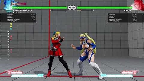 R. Mika Post-Wingless Airplane Midscreen Safe-Ish Jump Against Karin EX Ressenha