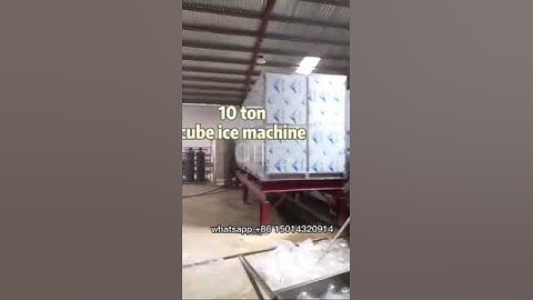 First automatic cube ice plant in Africa