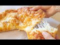 2 Minutes Dough Without Kneading | Garlic Cheese Bread | Cheese Burst Pizza