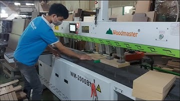 MÁY KHOAN NGANG CNC Tự Động Phun keo đóng chốt Woodmaster | WM-2000BI