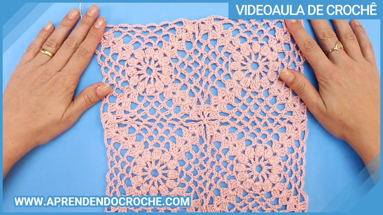 Aprenda Como Unir Squares de Crochê