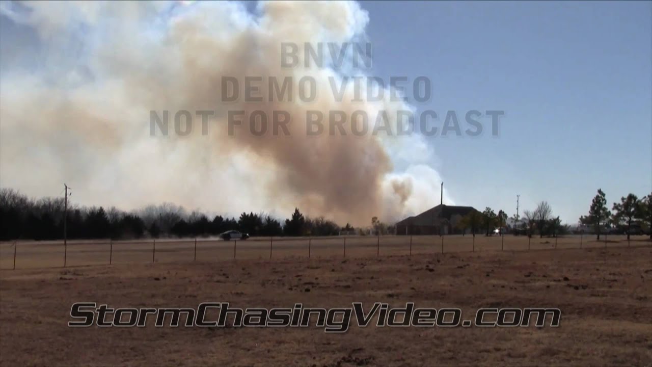 01/28/2011 Norman, OK grass fire