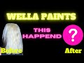 Wella color charm paints: Yellow hair