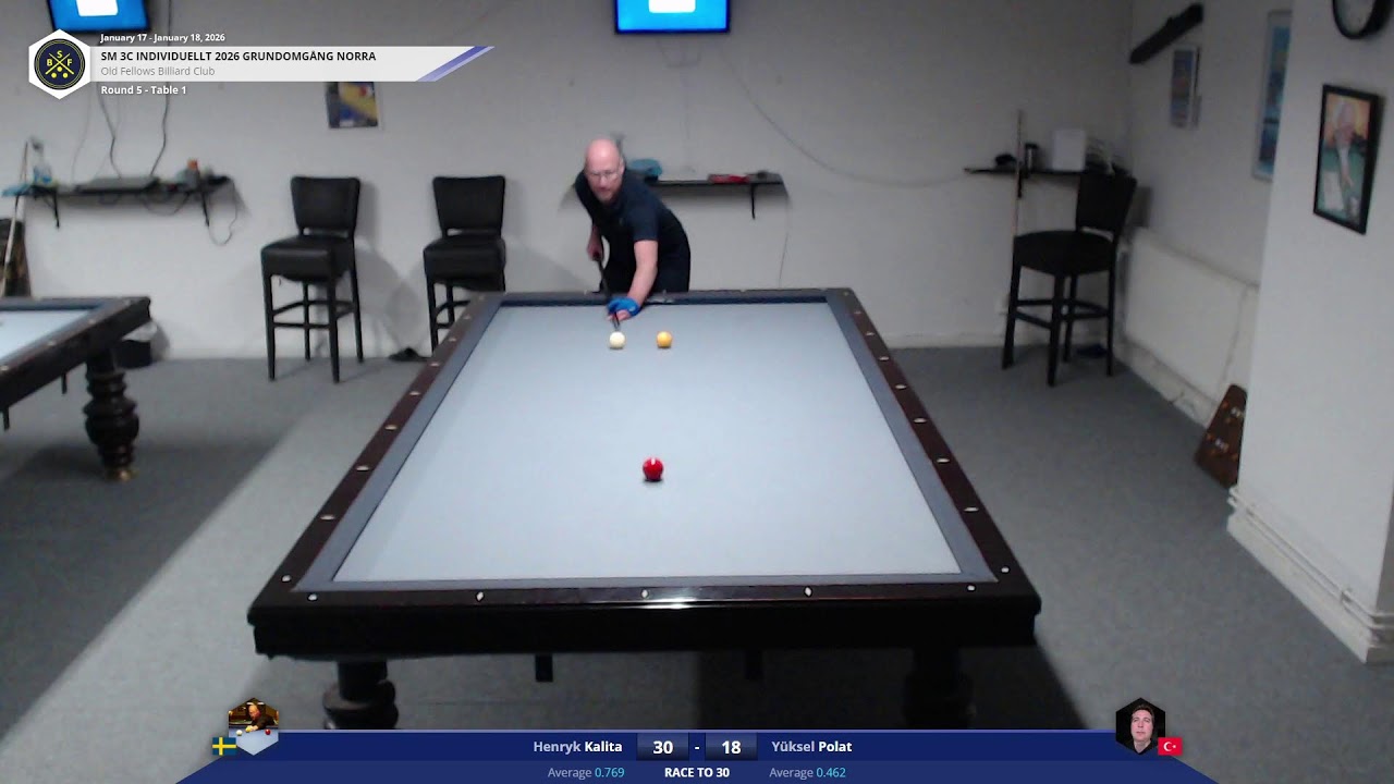 SM 3C Individuellt 2026 Grundomgång Norra / Bord 1