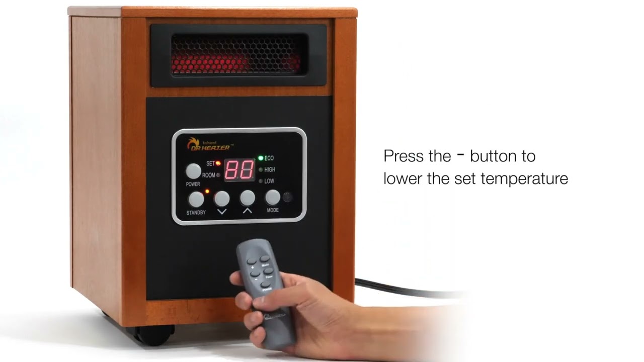 Dr. Infrared Heater 1500 Watt Portable Space Heater Model# DR-968 - YouTube