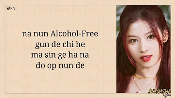 TWICE - Alcohol-Free (Easy Lyrics)