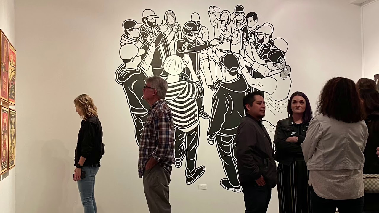 Street Art show at the Oceanside museum of art in oceanside