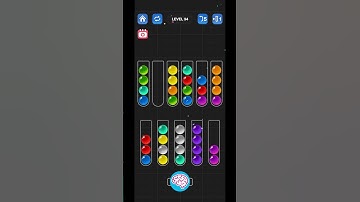 Lv 94 Ball Sort Puzzle - Color Game / 顏色分類遊戲 / ボールソーティングパズル (Guru Game)  #ballsortpuzzle