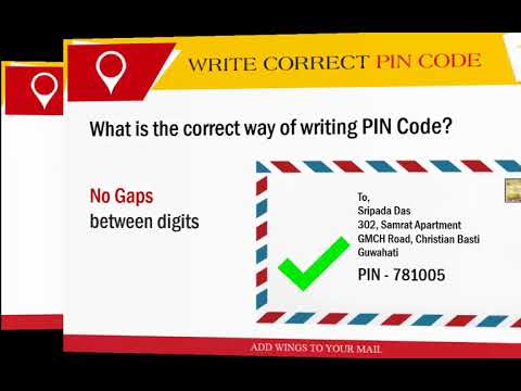 How To Write Correct PIN Code India Post Online Videos - YouTube