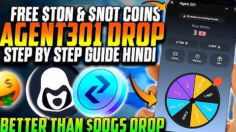 FREE $TON 😍 AGENT 301 Community Telegram Airdrop Bot Live 😍| AGENT 301 Listing on Bitget Confirmed 🔥