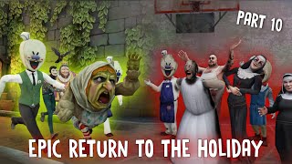 : ANGRY KING VS ICE SCREAM 8 VS GRANNY / EPIC RETURN TO THE HOLIDAY