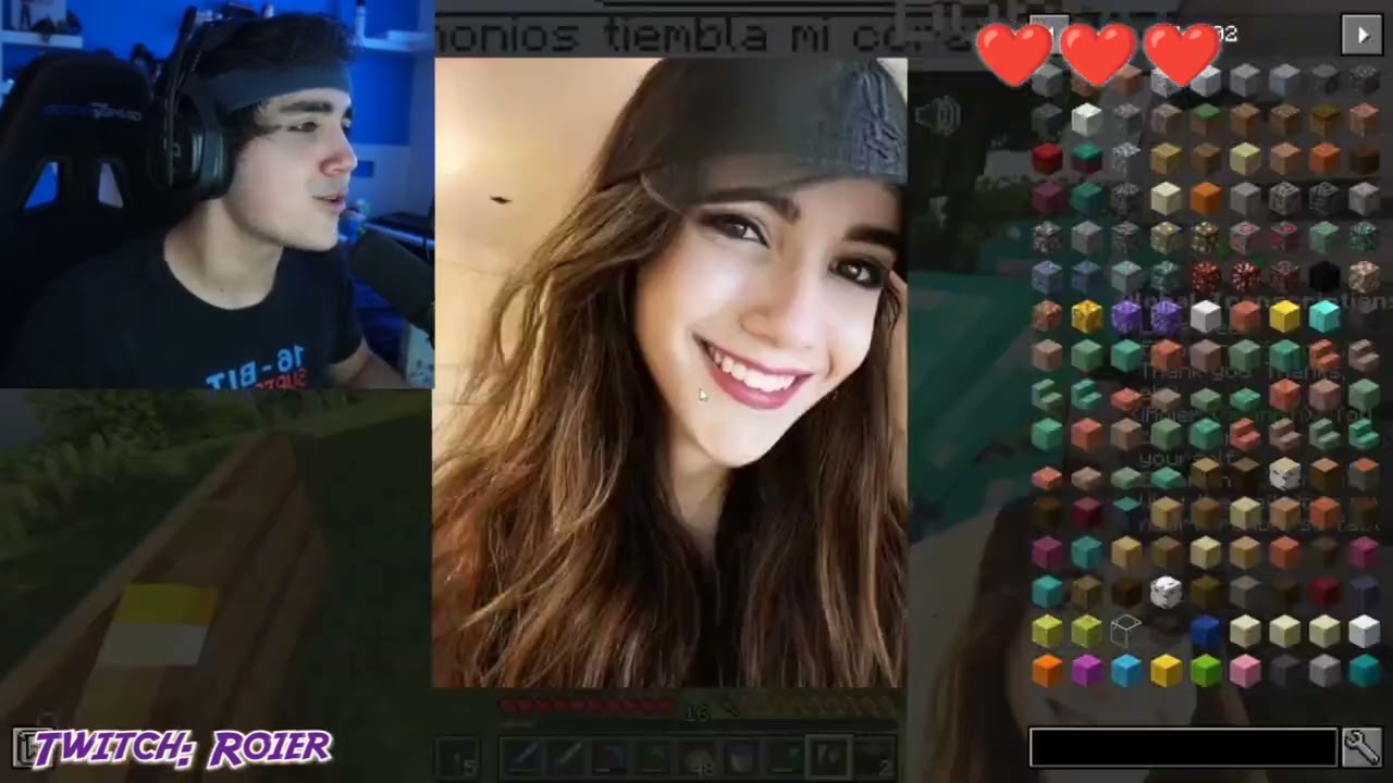 El Mariana ve a Roier mujer y dice que es su tipo ❤️❤️❤️ anda de chapulín