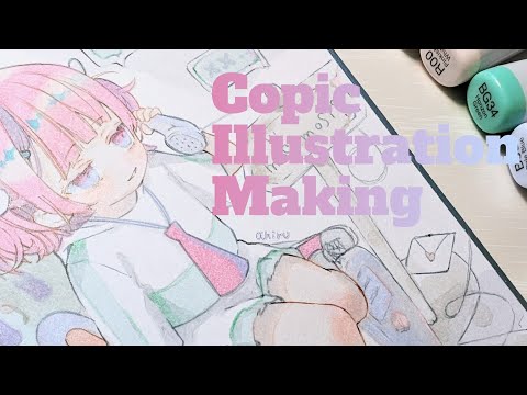 ご*こ様 オリジナル 手描きアナログイラスト 色紙 手描きイラスト オリジナル アナログ 色紙 - メルカリ
