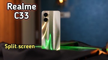 How To Enable Split Screen In Realme 33, Realme 33,Dual Screen Create Split Screen