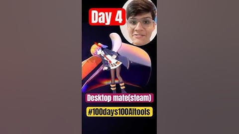 Dag 4: Voeg een animepersonage toe aan je bureaublad! #anime #desktopmate #ytshorts #gaming #tech...