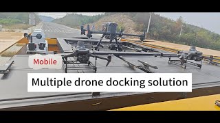 A multi-drone docking system flying demo