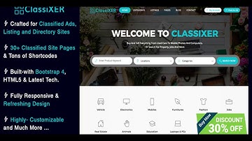 ClassiXER - Classified Ads and Listing Website Template | Themeforest Website Templates and Themes