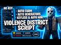 [CURE] Violence District Script — NO KEY | AUTO FARM | AUTO GENERATORS | GOD MODE | INSTANT ESCAPE