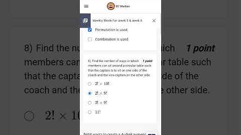 Statistics week mock 5 & 6 full solution 💫