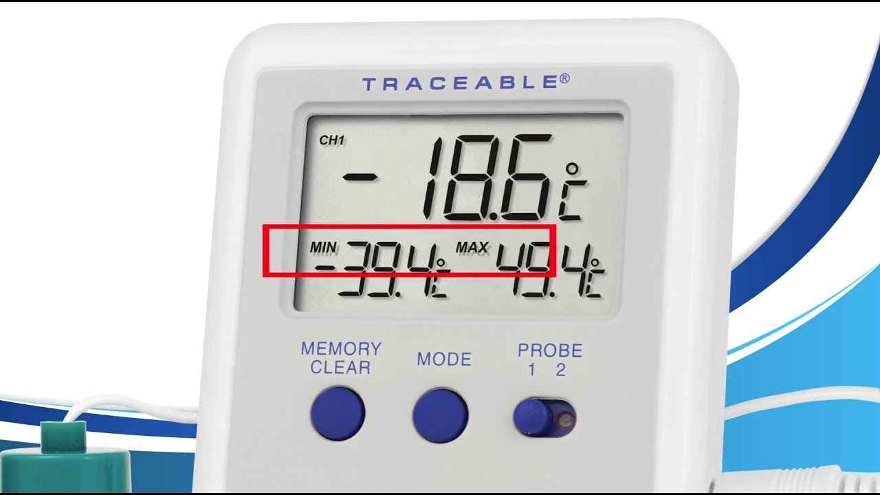 Digital Thermometer Refrigerator, Temperature Memory Thermometer