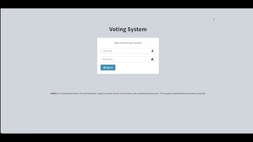 IT Students College Sample Project - Online Voting System  - By NeuAI Technologies