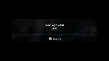 The First Descendant Game Login Failed - LE 13