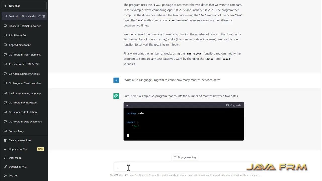 How to calculate months between two dates in Golang 1.20 YouTube