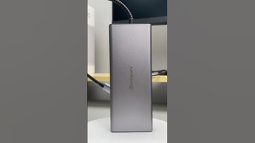 Gives you the ports you need to make your desk setup more efficient.⚡️💻#minisopuru #dockingstation