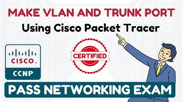 Packet Tracer VLAN and Trunk Port Configuration Tutorial | Cisco Networking #VLAN #Trunk #Cisco#c