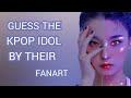 kpop game | guess the kpop idol by their fanart #1