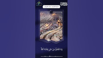الْحَجُّ أَشْهُرٌ مَّعْلُومَاتٌ || القارئ : ماجد الفريان || وليالٍ عشر