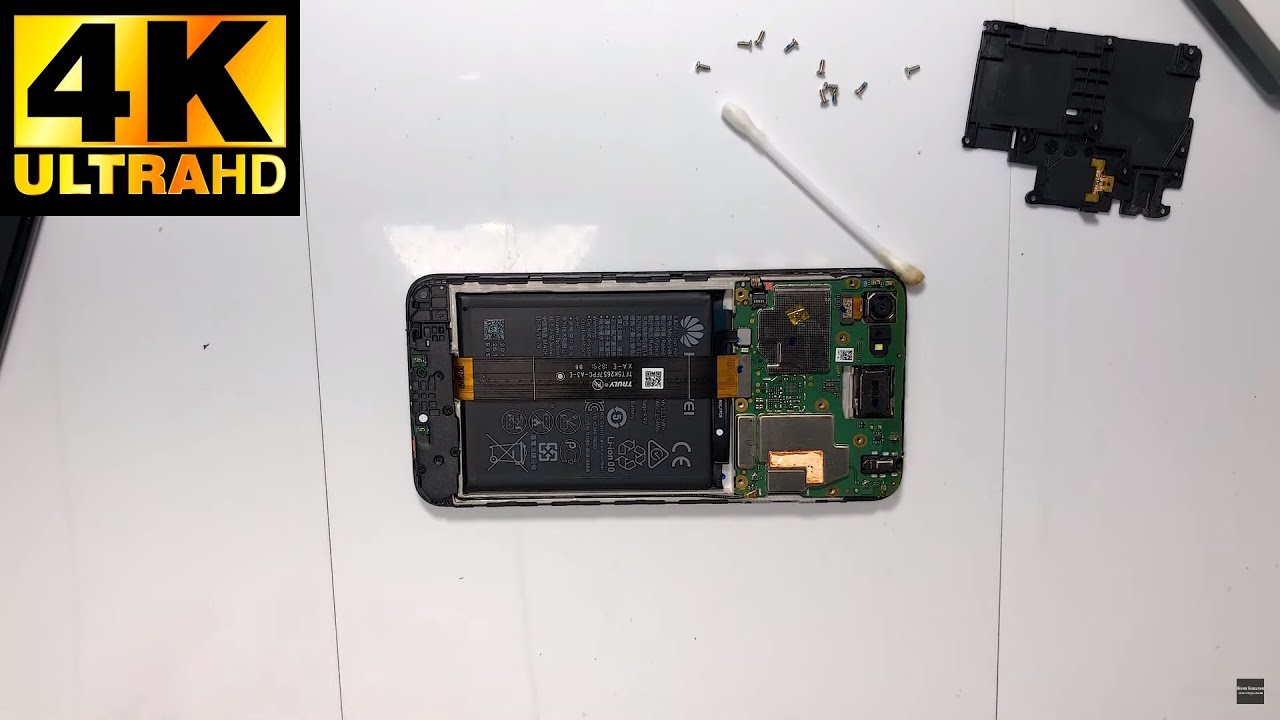 Honor 7A (DUAL22) disassembly, cleaning water / разборка чистка от