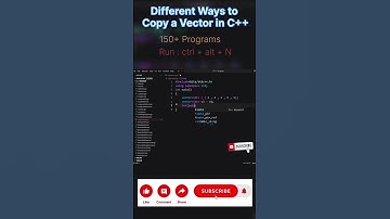 program of copy vector C++ | #coding #youtubeshorts #tech #c #shorts #ytshorts #learncoding