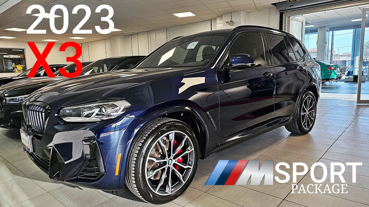 2023 ALL NEW LCI BMW X3 on Tanzanite Blue- M Sport Package - 20" M rims ...