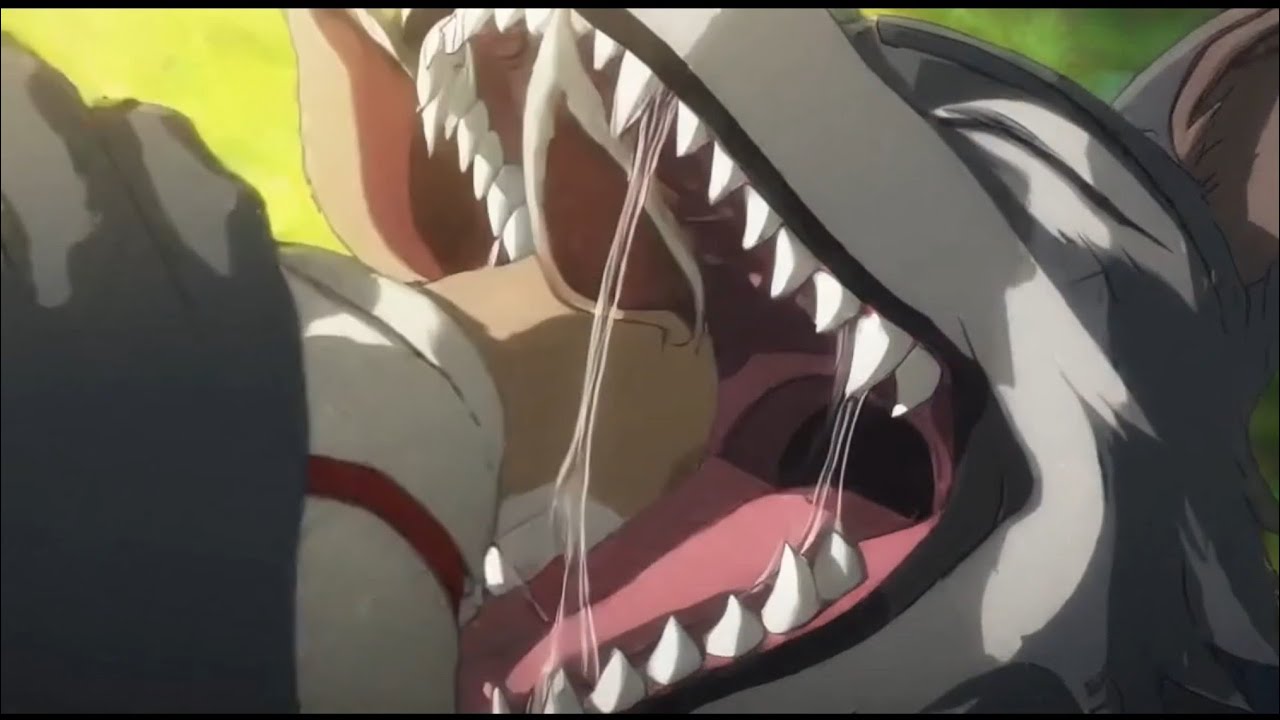 Furry big bad wolf chasing, catching and eat rabbit bunny, vore. Beastars style. Generation 3