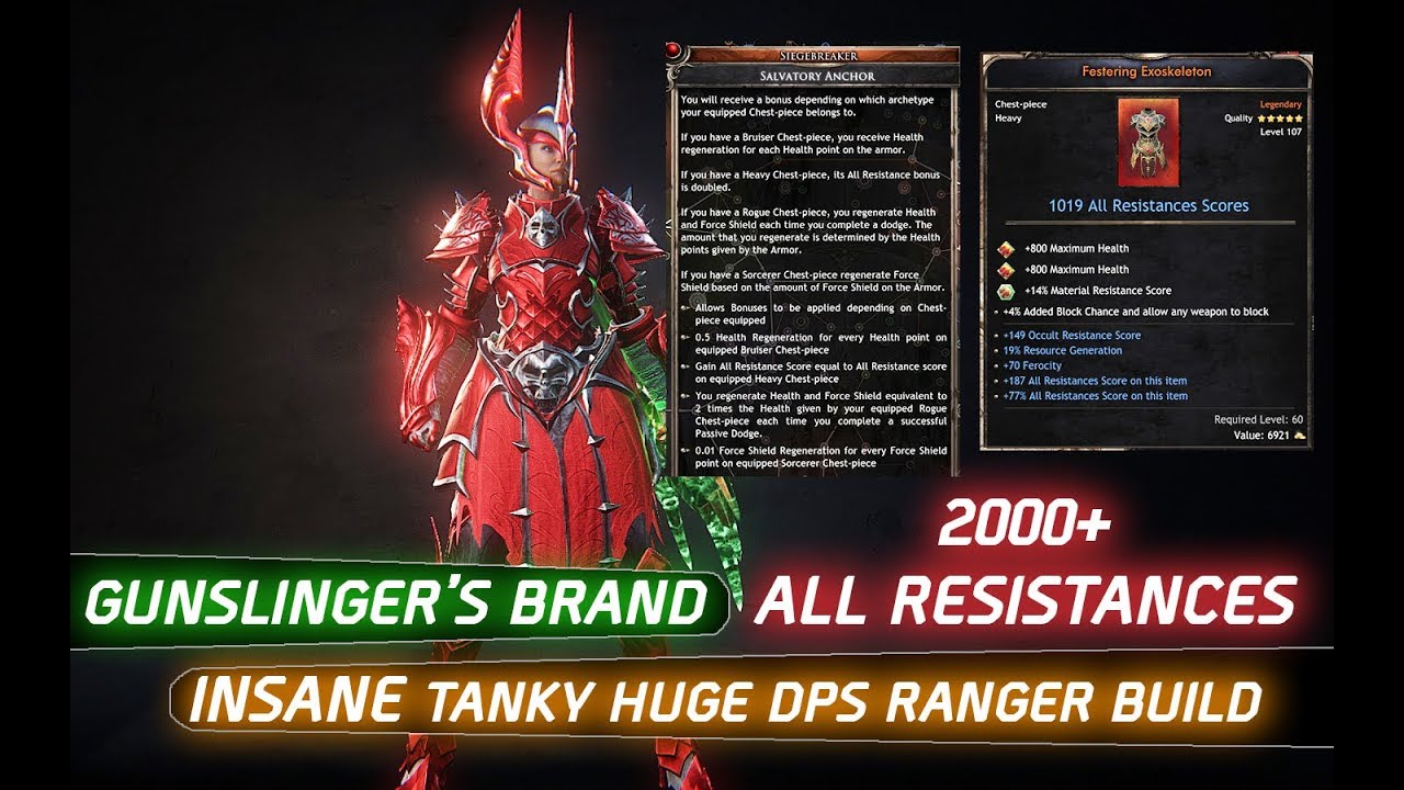 Wolcen: Lords of Mayhem - TANKY GUNSLINGER'S BRAND BUILD 70K CRIT PER TICK/9600+ ALL RES