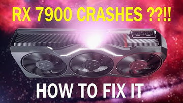 7900 XT/X Crashes - Mar 2023, driver 23.2.2, How to fix RX 7900 Random Supply Crashes With Adrenalin