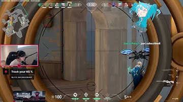 Tenz insane flick with the new origin OP || Valorant clips