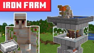 Minecraft Iron Farm 1.20.2 - BEST DESIGN - EASY BUILD